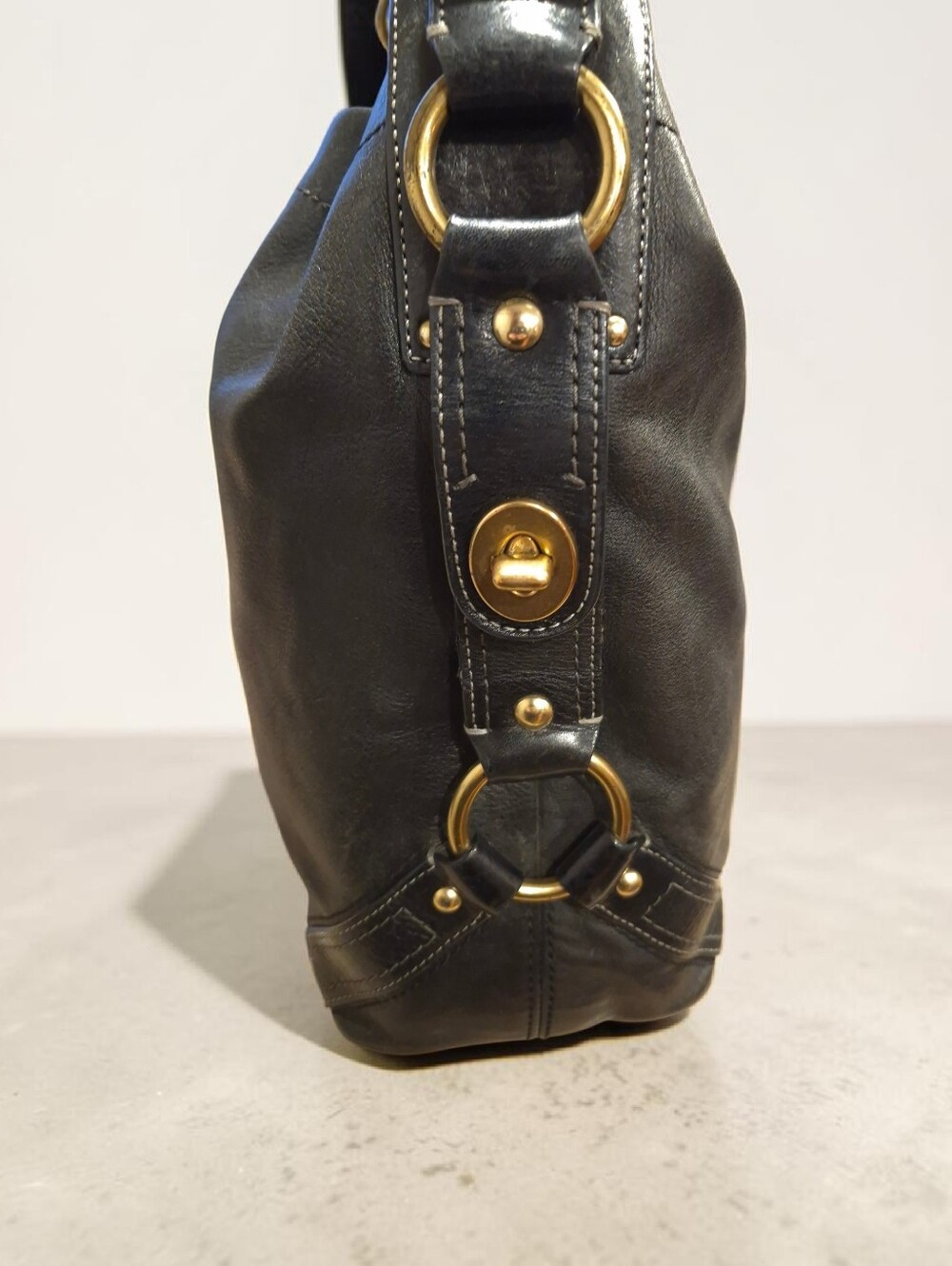Coach Carly Leather Shoulder Bag - Picture 3 of 11
